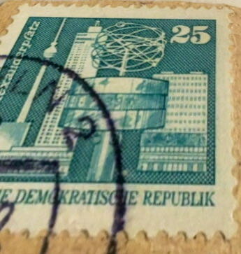 Alexanderplatz World Clock Alexander Square  stamp collectible - Main Image 2