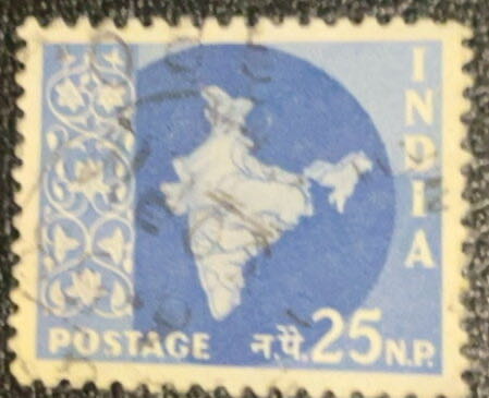 Map Of India  stamp collectible - Main Image 2