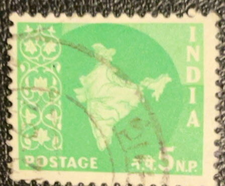 Map Of India  stamp collectible - Main Image 2