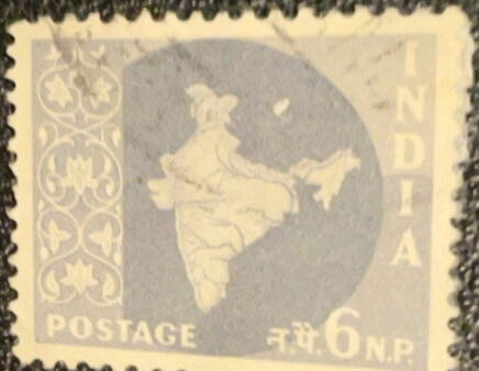 Map Of India  stamp collectible - Main Image 2