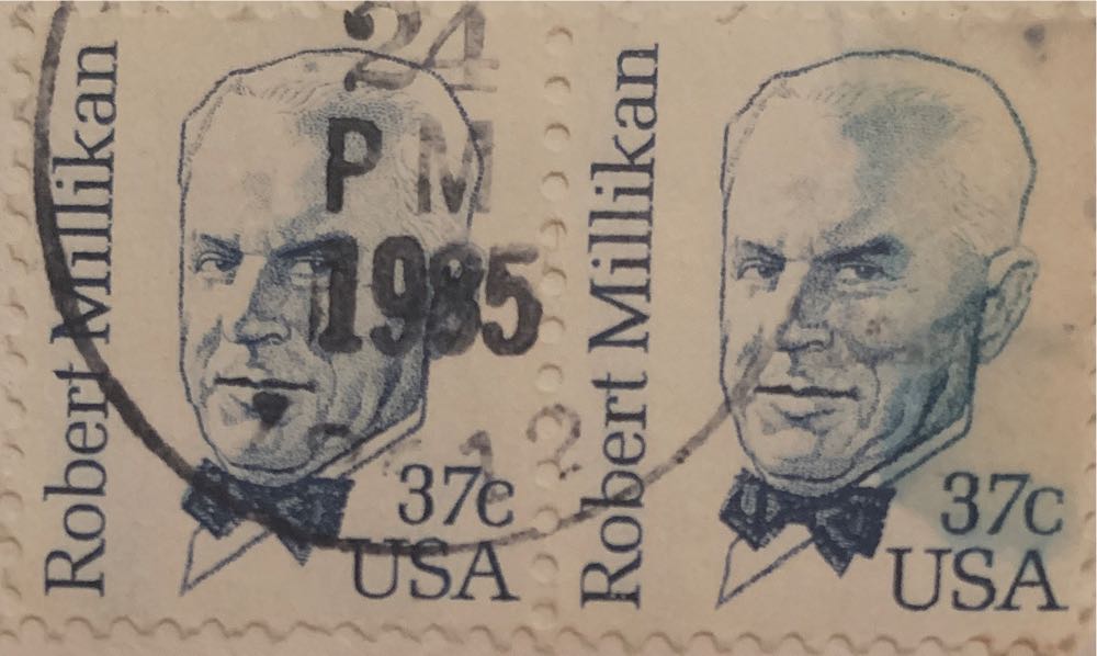 Robert Millikan  stamp collectible - Main Image 2