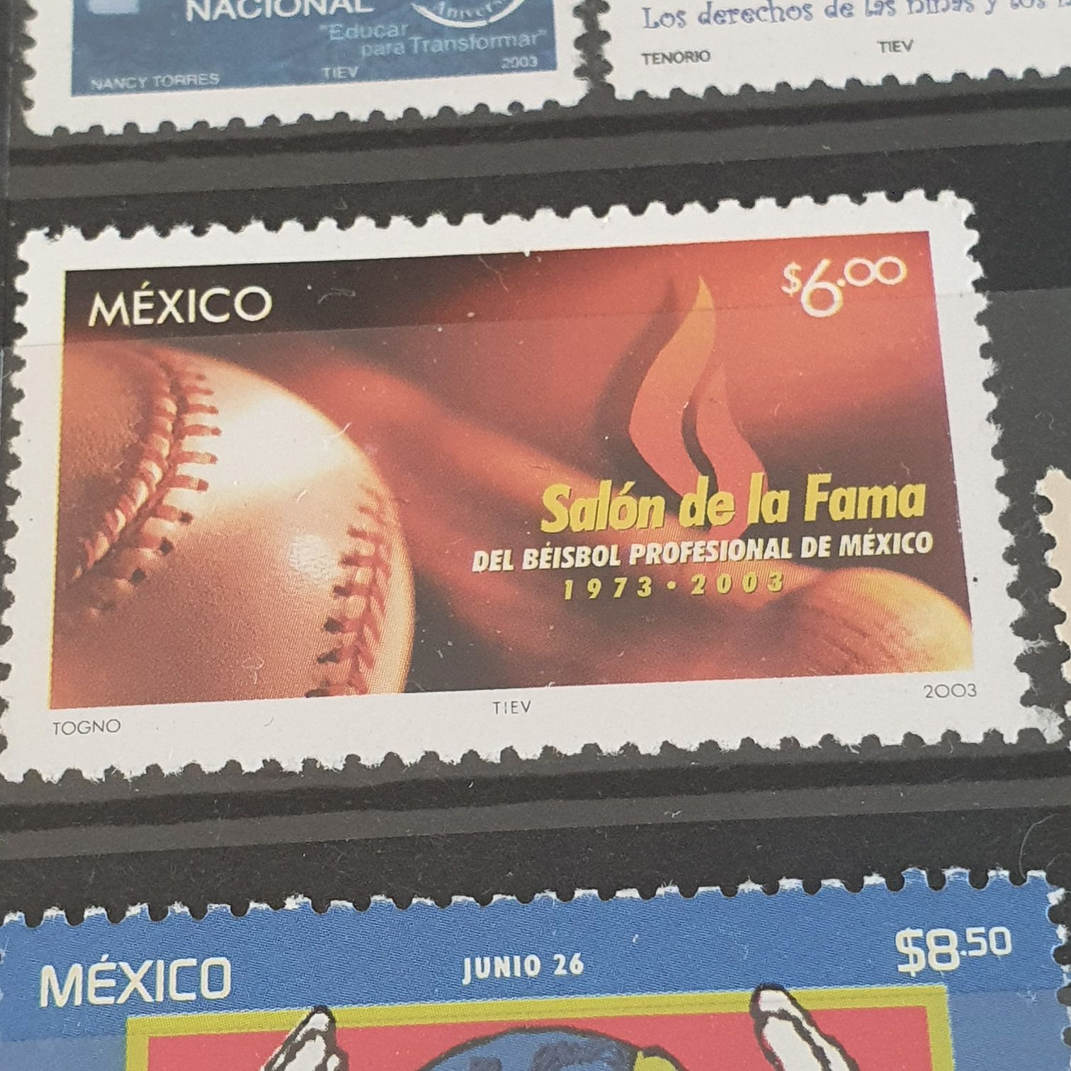 Salón De La Fama Del Beisbol Profesional De Mexico  stamp collectible - Main Image 2