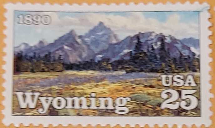 Wyoming 1890  stamp collectible - Main Image 2