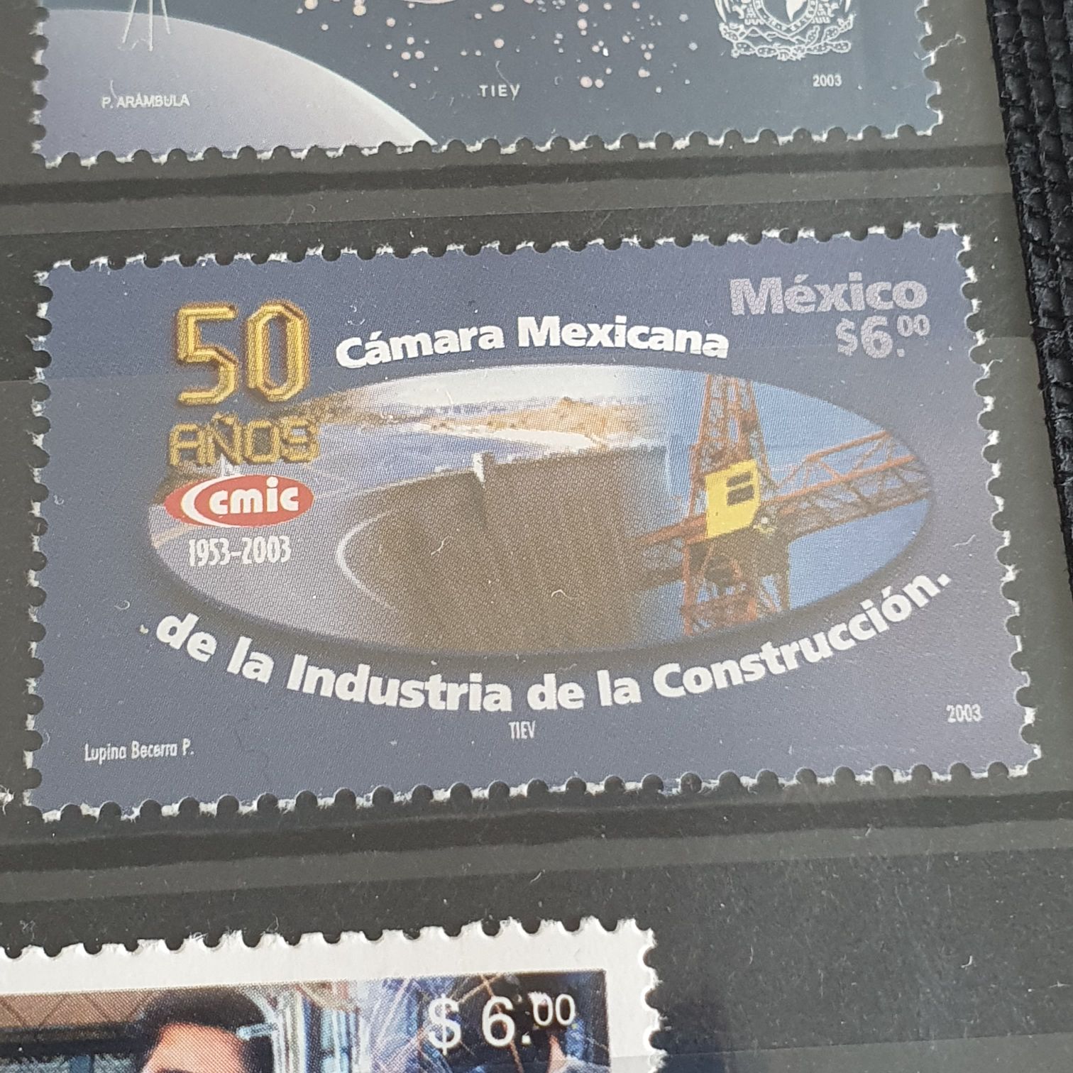 50 Años Camara Mexicana De La Industria De La Construcción  stamp collectible - Main Image 2