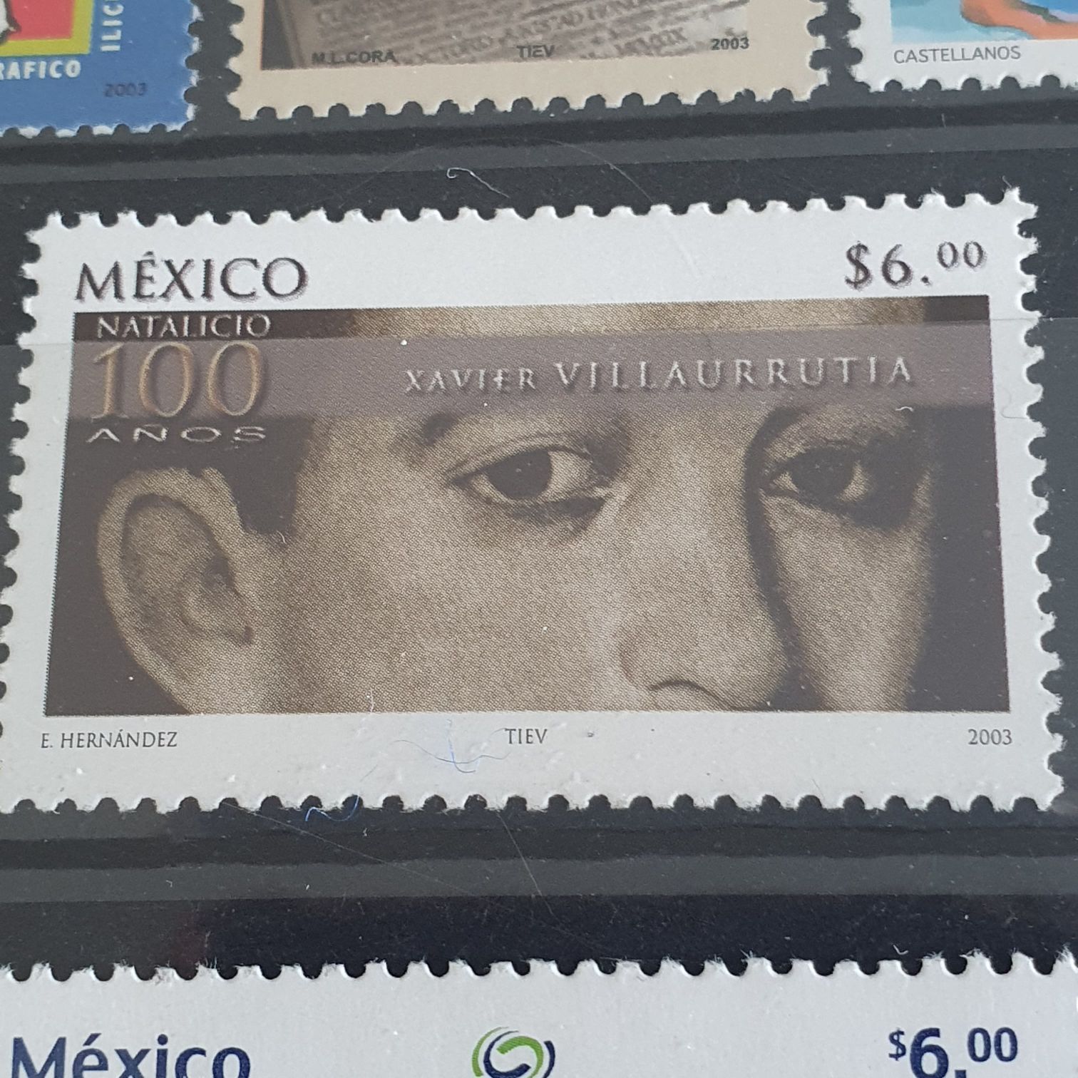 100 Años Del Natalicio De Xavier Villaurrutia  stamp collectible - Main Image 2