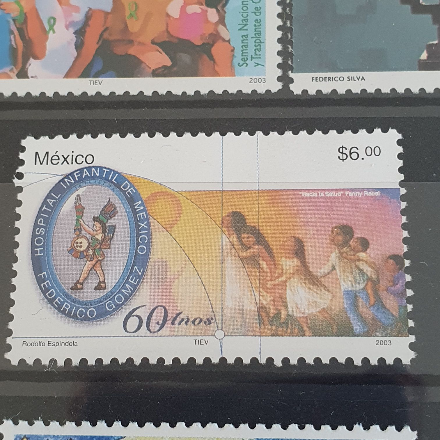 60 Años Del Hospital Infantil De México Federico Gómez  stamp collectible - Main Image 2