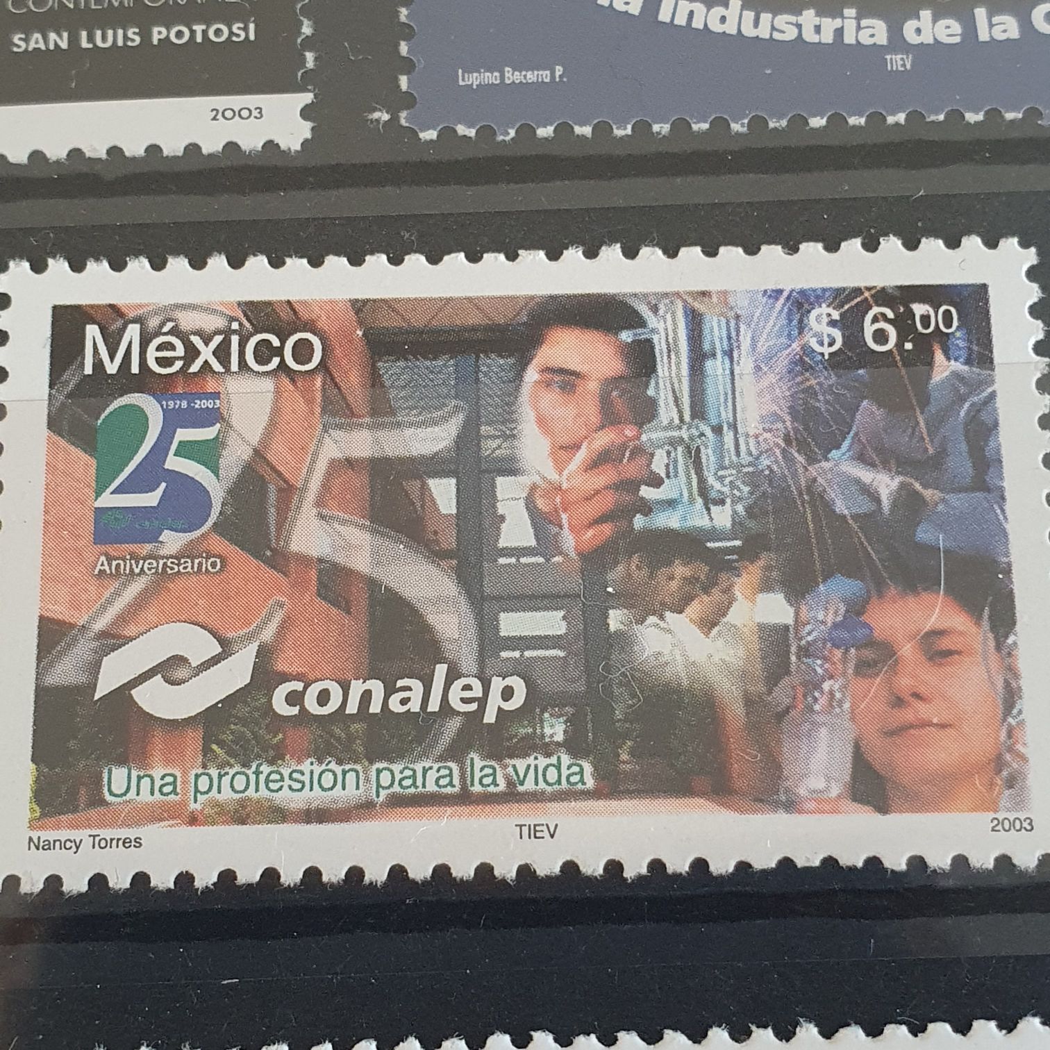25 Aniversario Conalep  stamp collectible - Main Image 2