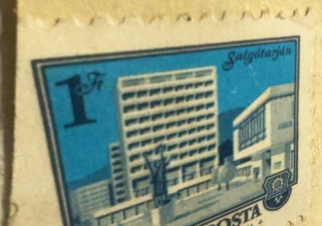 Salgotarjan City Scape Hungary  stamp collectible - Main Image 2