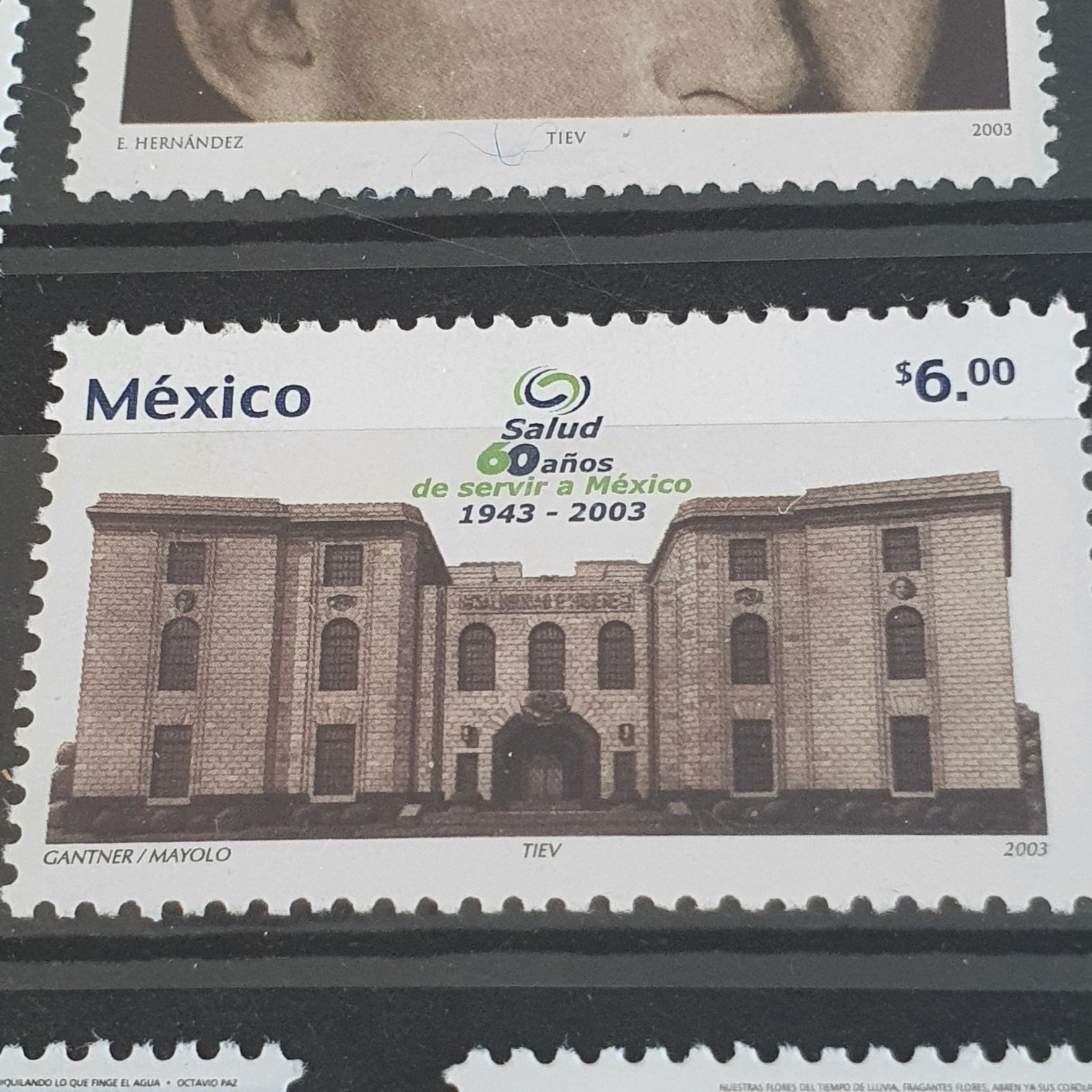 60 Años De Servir A México  stamp collectible - Main Image 2