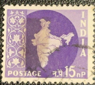 Map Of India  stamp collectible - Main Image 2