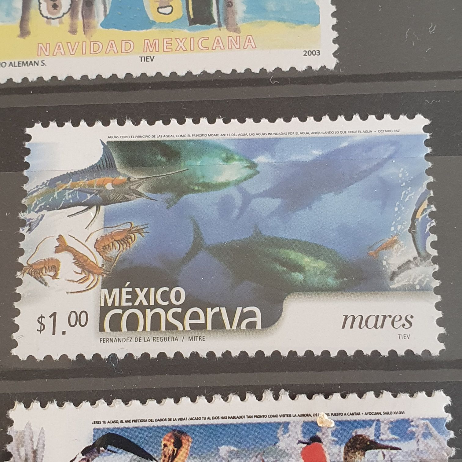 México Conserva Mares  stamp collectible - Main Image 2