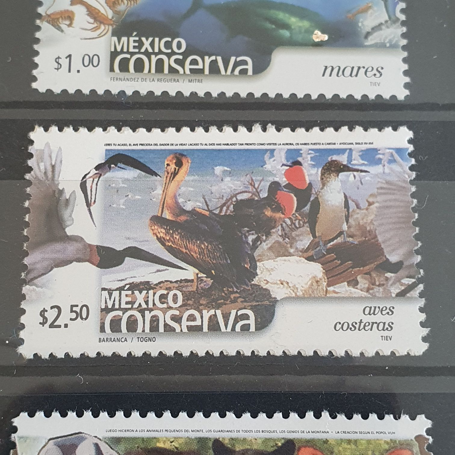 México Conserva Aves Costeras  stamp collectible - Main Image 2