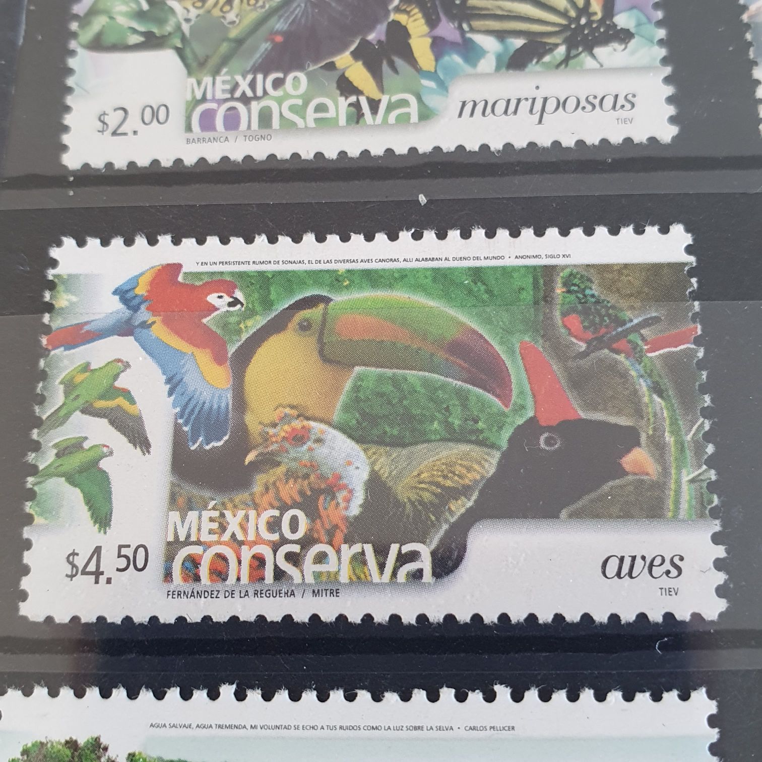 México Conserva Aves  stamp collectible - Main Image 2