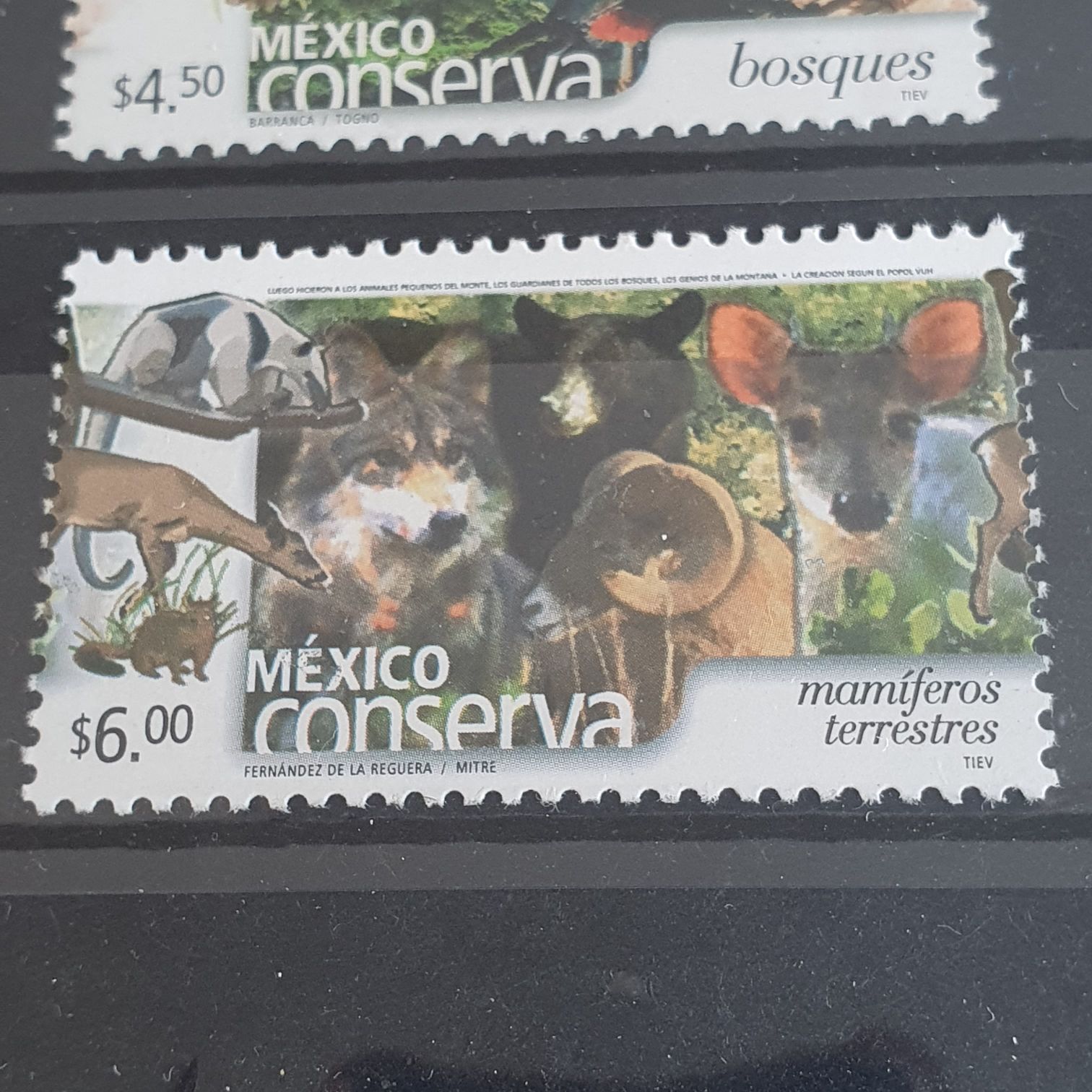 México Conserva Mamíferos Terrestres  stamp collectible - Main Image 2