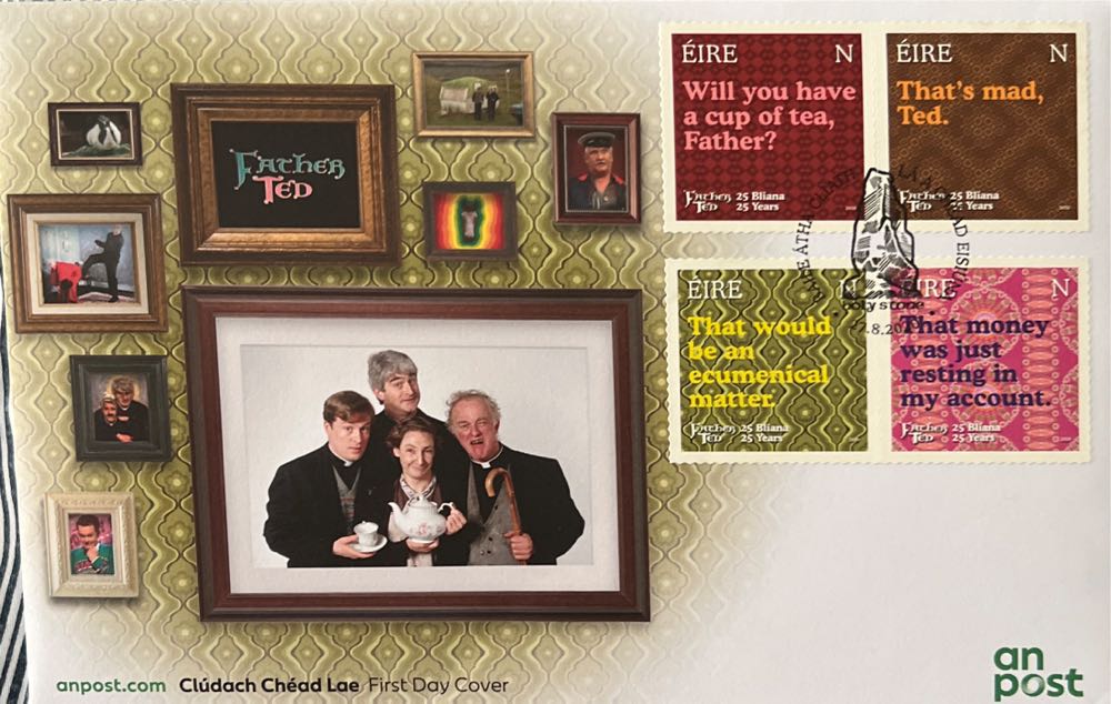 Ireland 25th Anniversary Father Ted  stamp collectible [Barcode 5391525473468] - Main Image 2