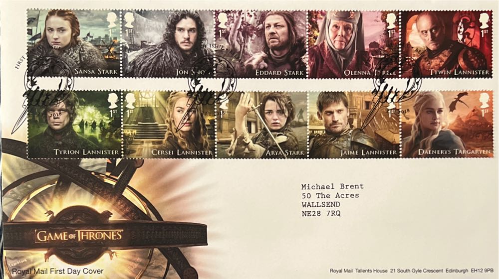 Game Of Thrones 2nd Edition - Presentation Pack  stamp collectible [Barcode 5014721146010] - Main Image 2