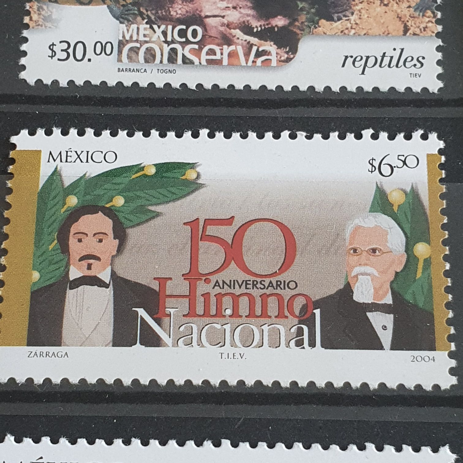 150 Aniversario Himno Nacional  stamp collectible - Main Image 2