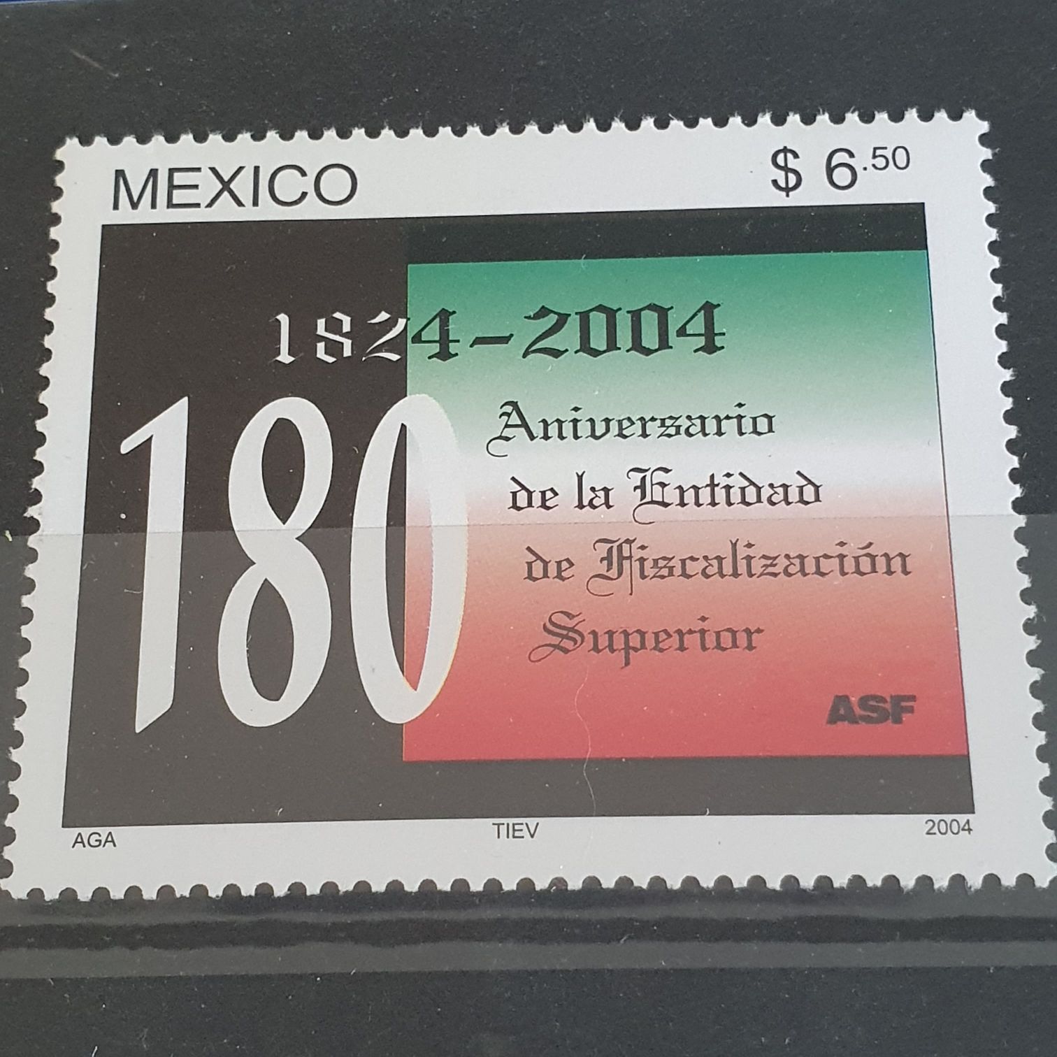 180 Aniversario De La Entidad De Fiscalización Superior  stamp collectible - Main Image 2