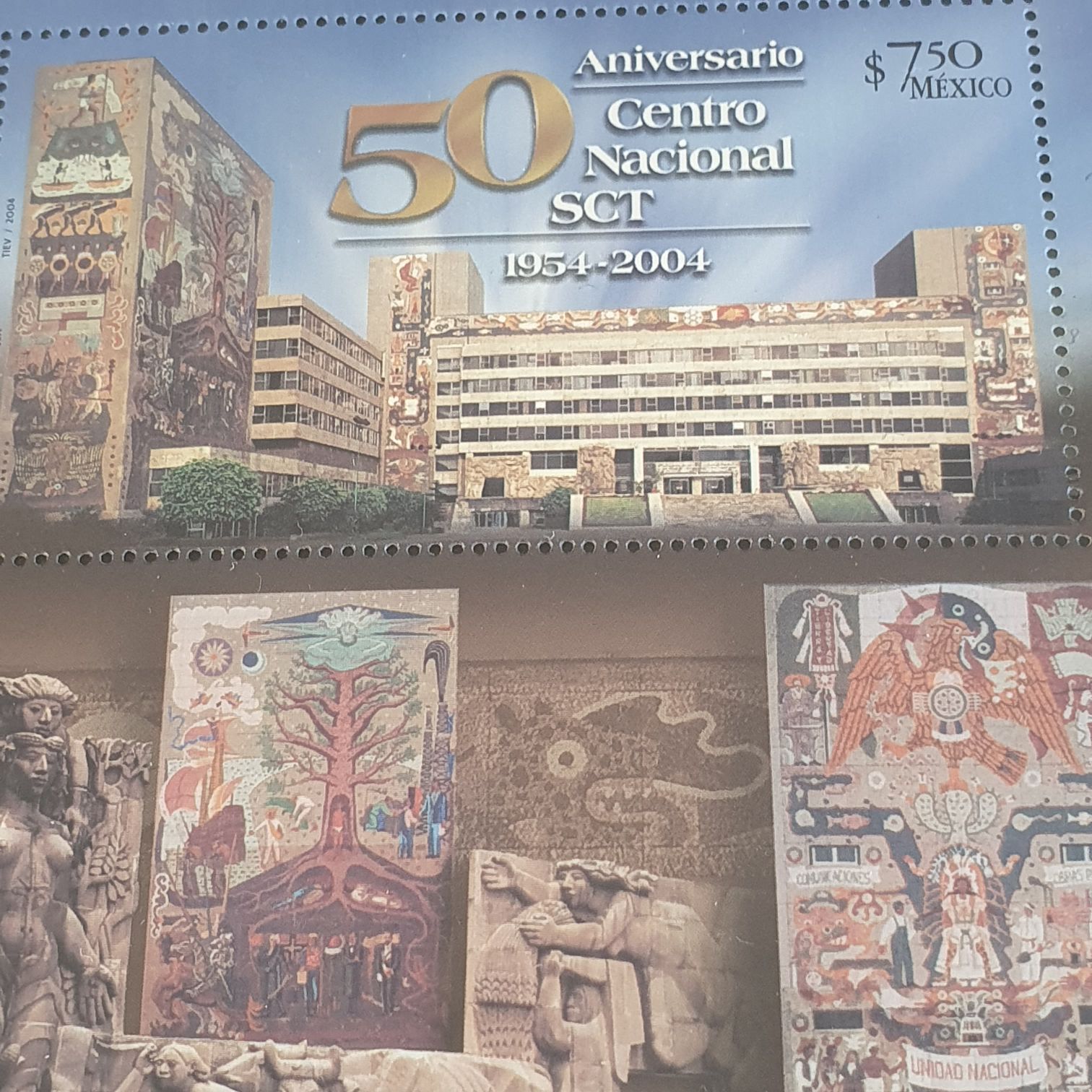 50 Aniversario Centro Nacional sCT  stamp collectible - Main Image 2