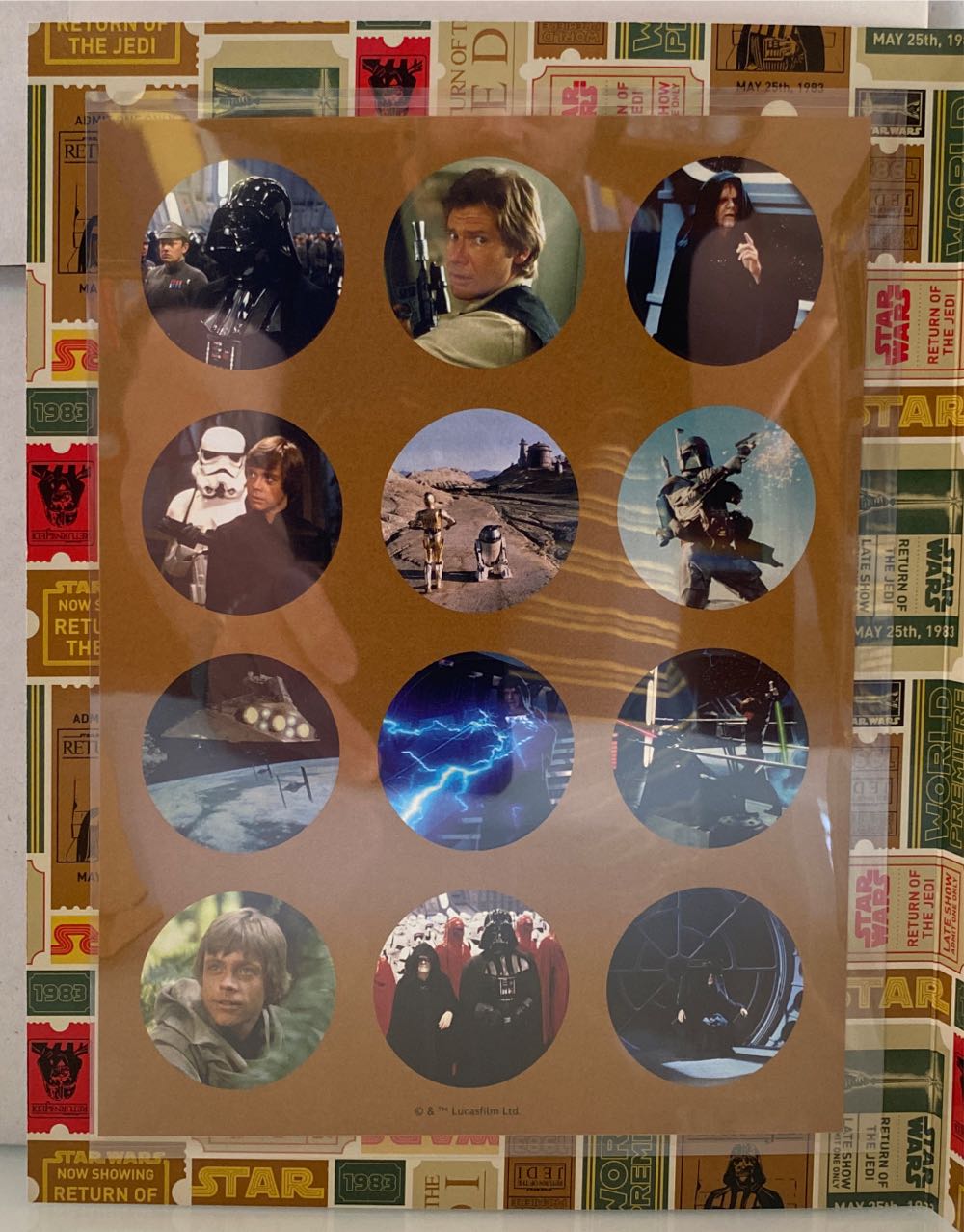 Australia Return Of The Jedi 40 Yrs Stickers & S A S Sheets  stamp collectible [Barcode 9349766004374] - Main Image 3