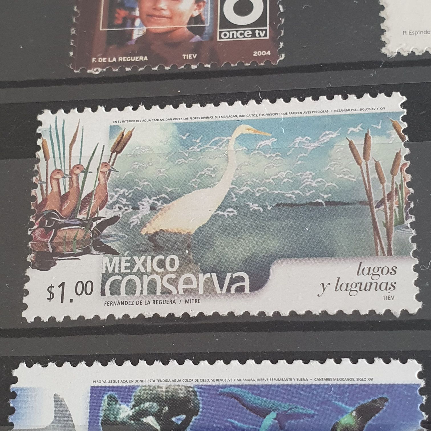 México Conserva Lagos Y Lagunas  stamp collectible - Main Image 2