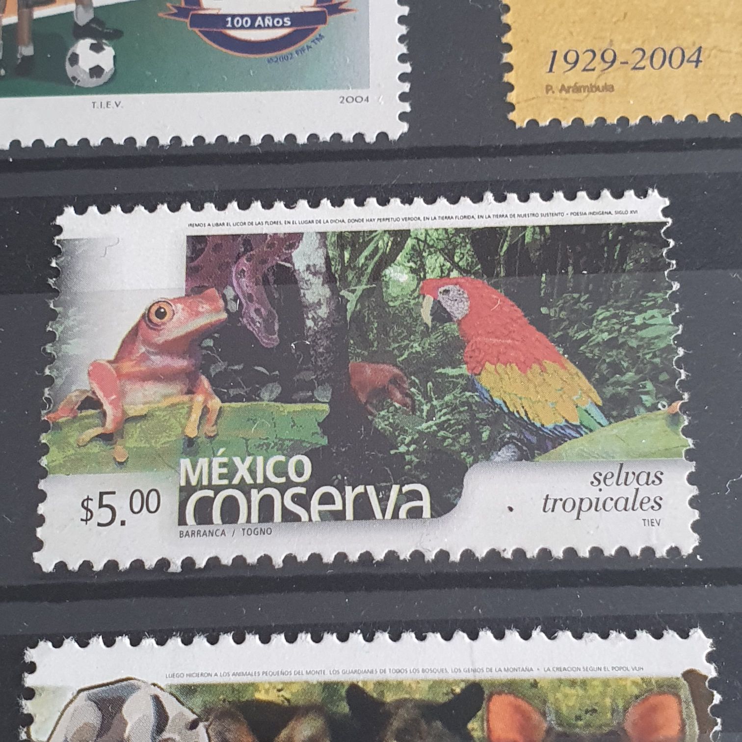 México Conserva Selvas Tropicales  stamp collectible - Main Image 2