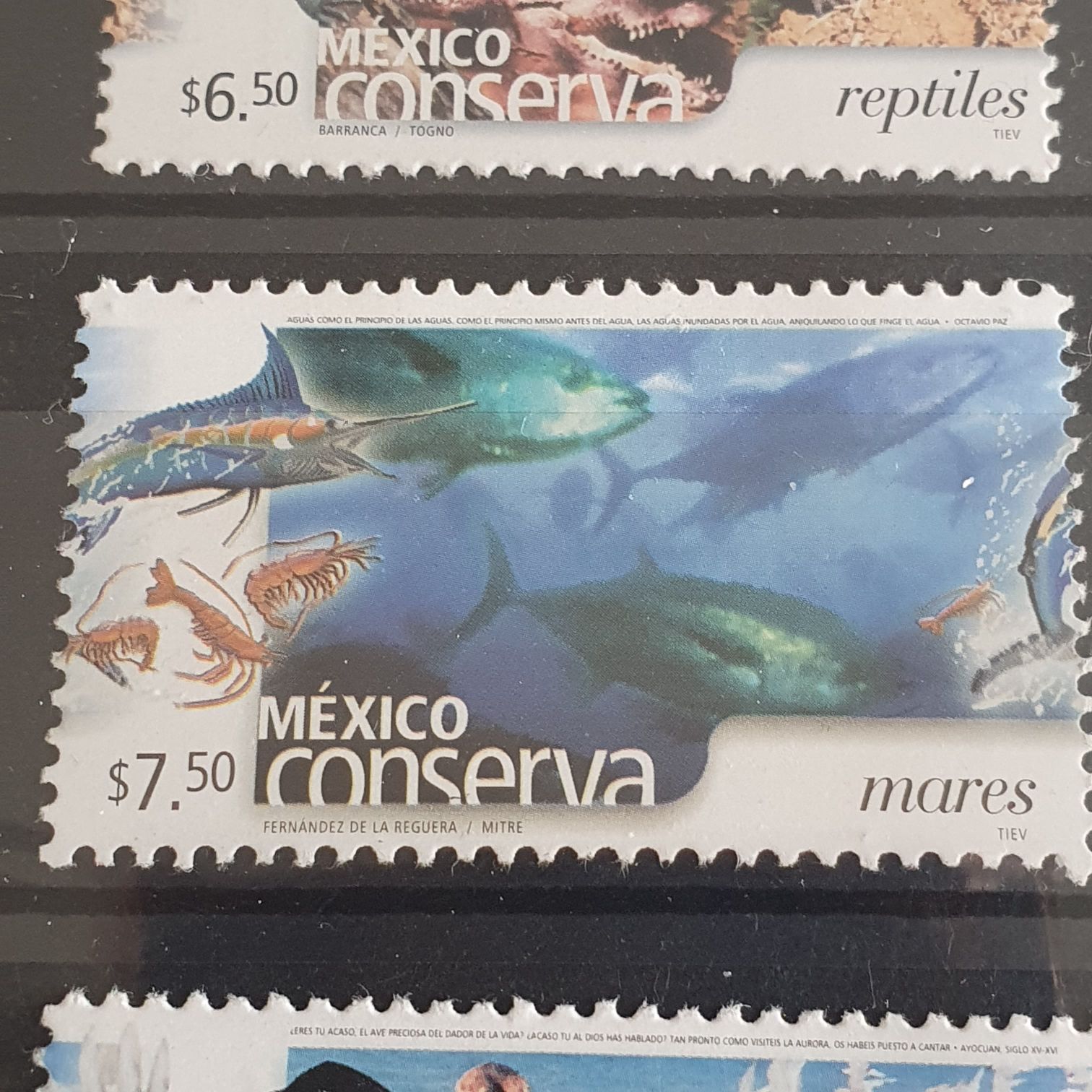 México Conserva Mares  stamp collectible - Main Image 2