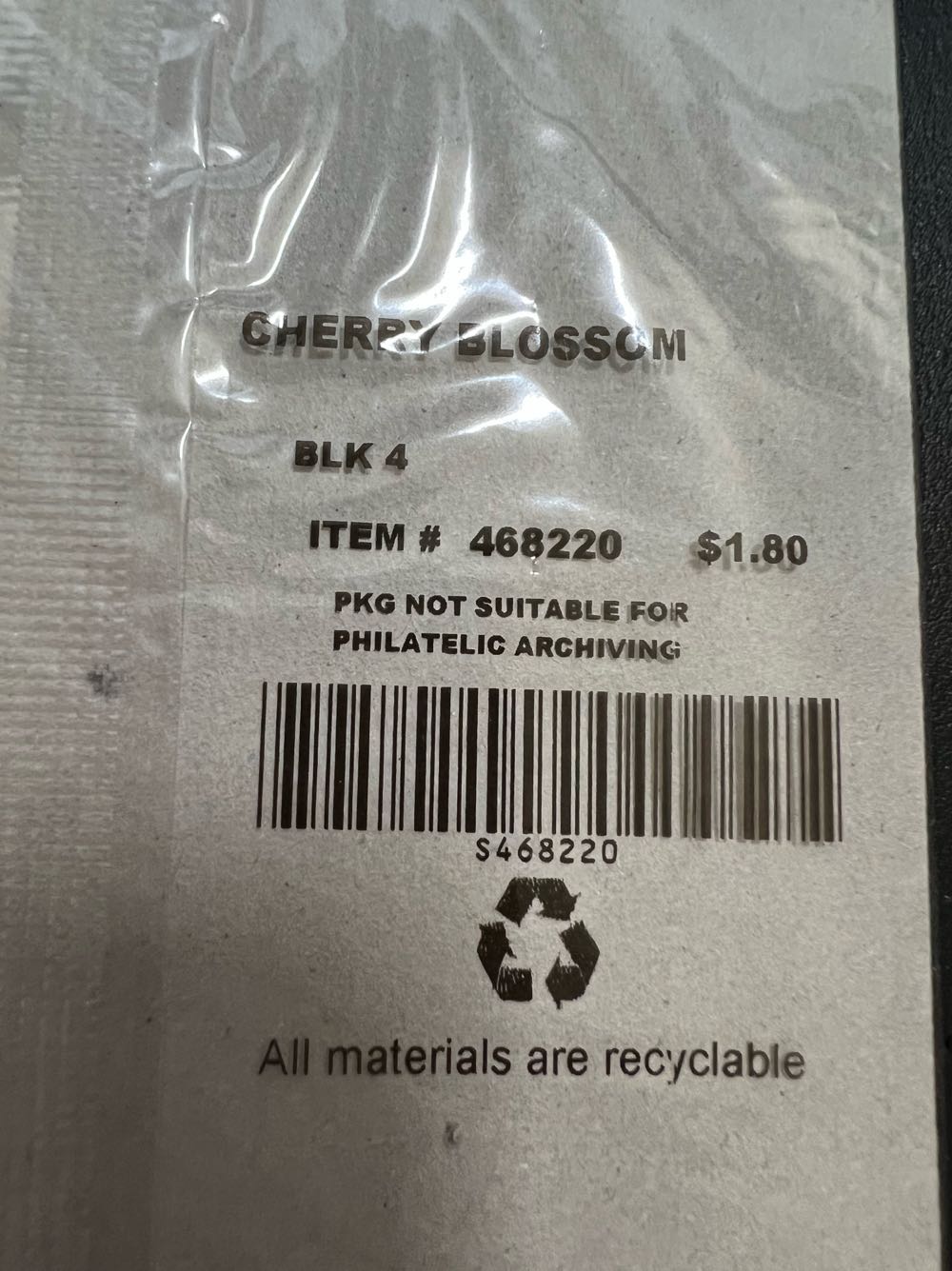 Cherry Blossoms  stamp collectible - Main Image 3