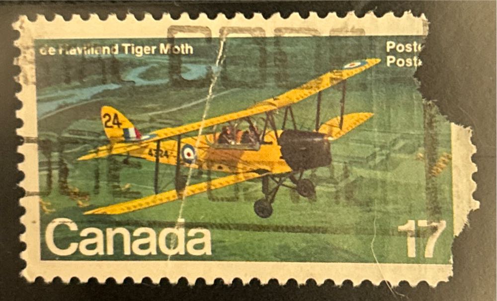 Canada: De Havilland Tiger Moth  stamp collectible - Main Image 2