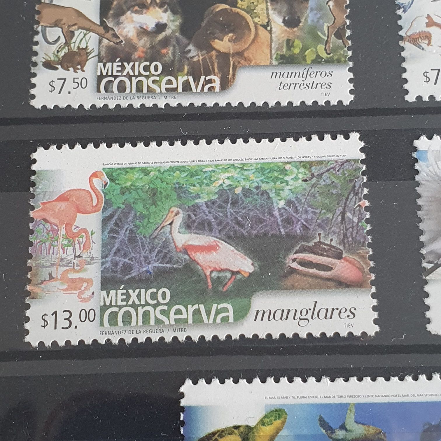 México Conserva Manglares  stamp collectible - Main Image 2