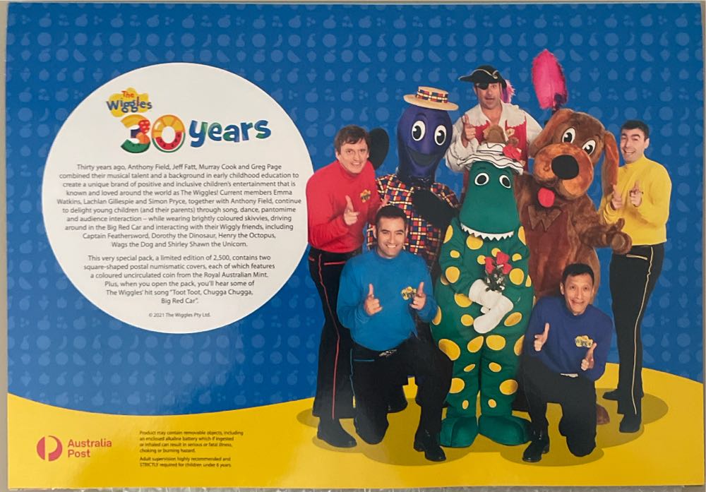 The Wiggles PNC Set  stamp collectible - Main Image 2
