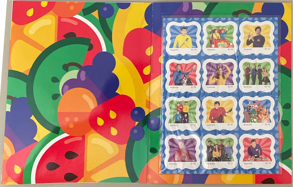 Pack Australia The Wiggles 30 Years Musical Sound Chip Self Adhesive  stamp collectible [Barcode 9312650802233] - Main Image 3