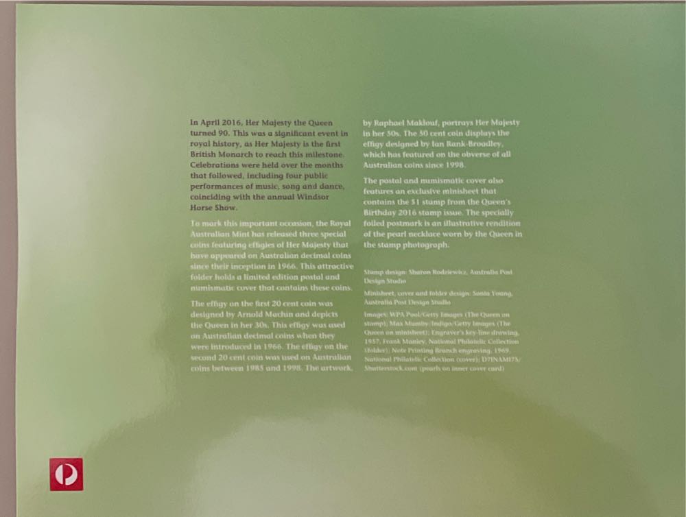 90TH Birthday Her Majesty The Queen  stamp collectible - Main Image 2