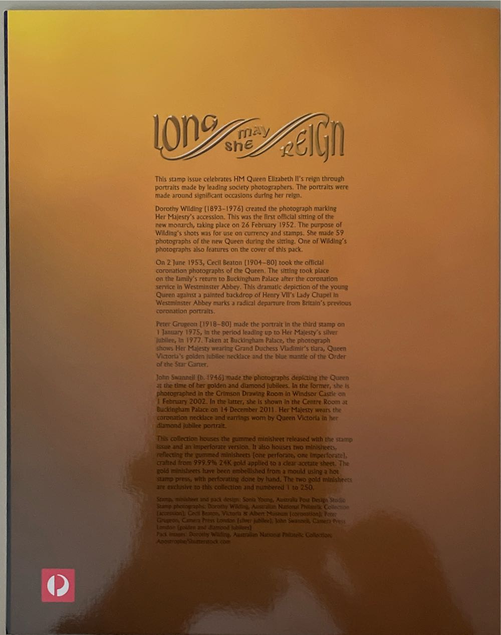 Long May She Reign  stamp collectible - Main Image 2