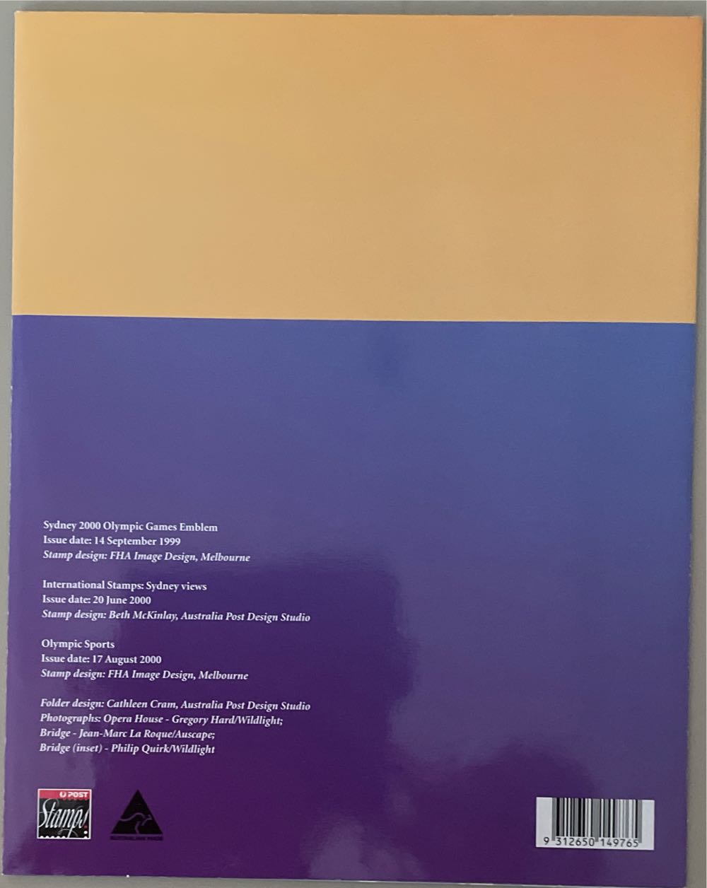 Australia Post Olympic Games  stamp collectible [Barcode 9312650149765] - Main Image 2