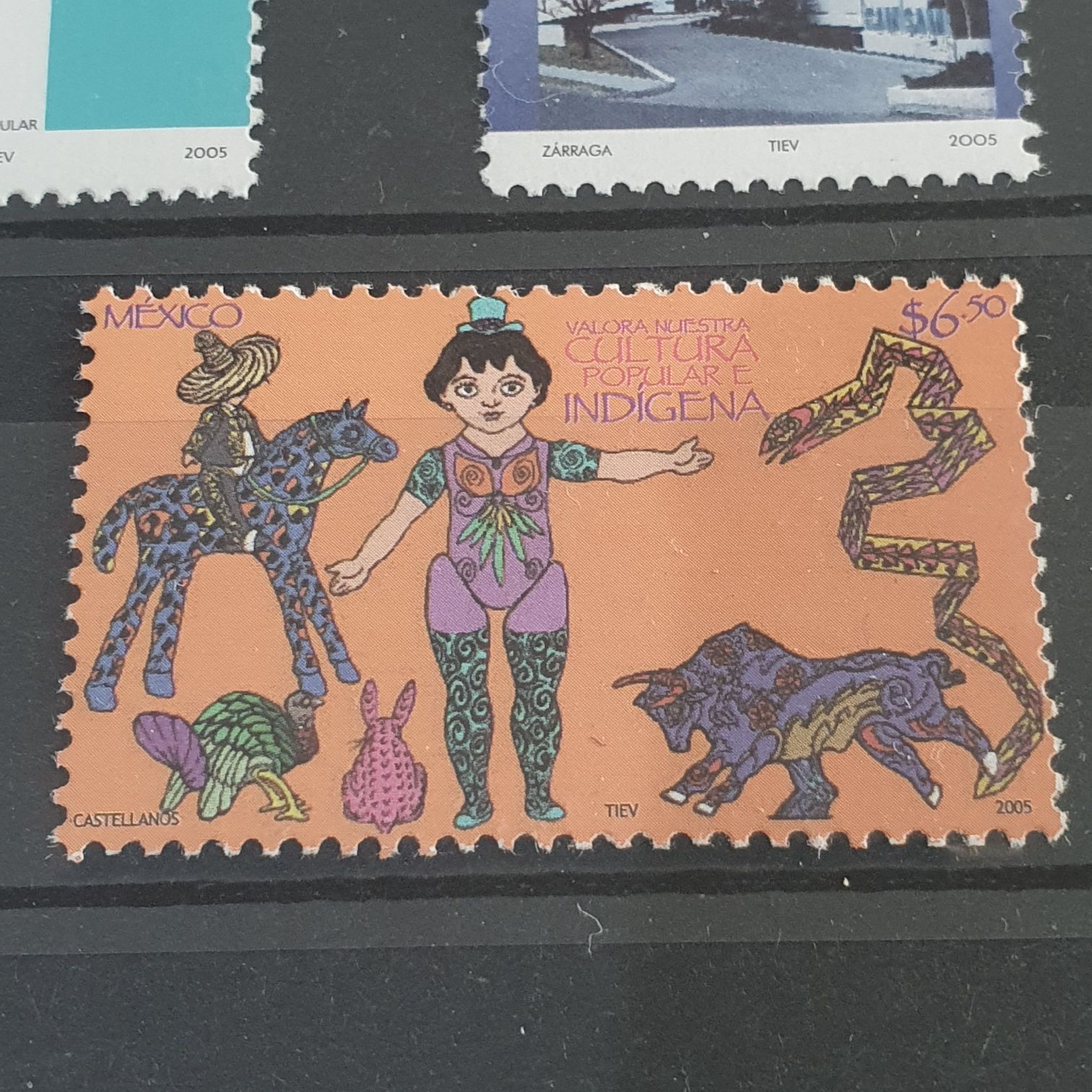 Valora Nuestra Cultura Popular Indigena  stamp collectible - Main Image 2