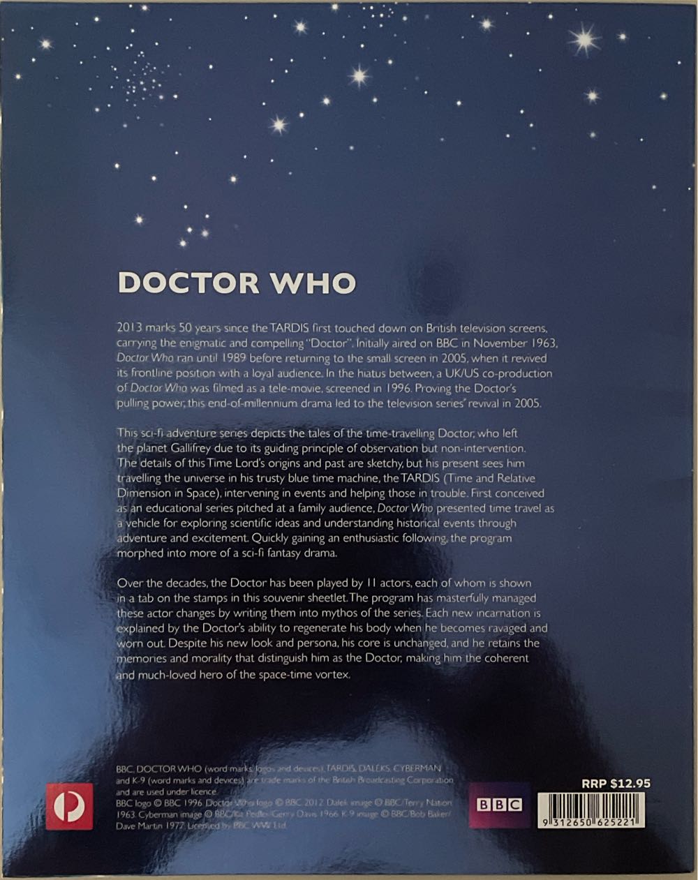 Doctor WHO 50 Years  stamp collectible [Barcode 9312650625221] - Main Image 2