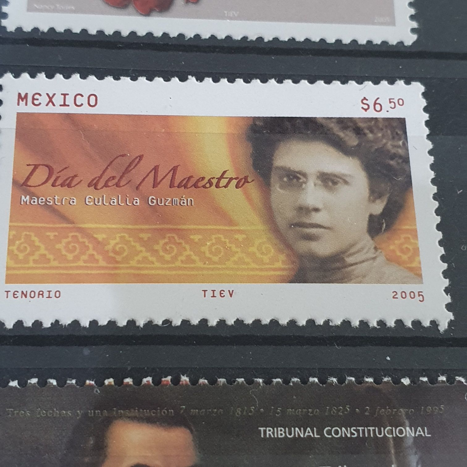 Día Del Maestro, Maestra Gulalia Guzmán  stamp collectible - Main Image 2