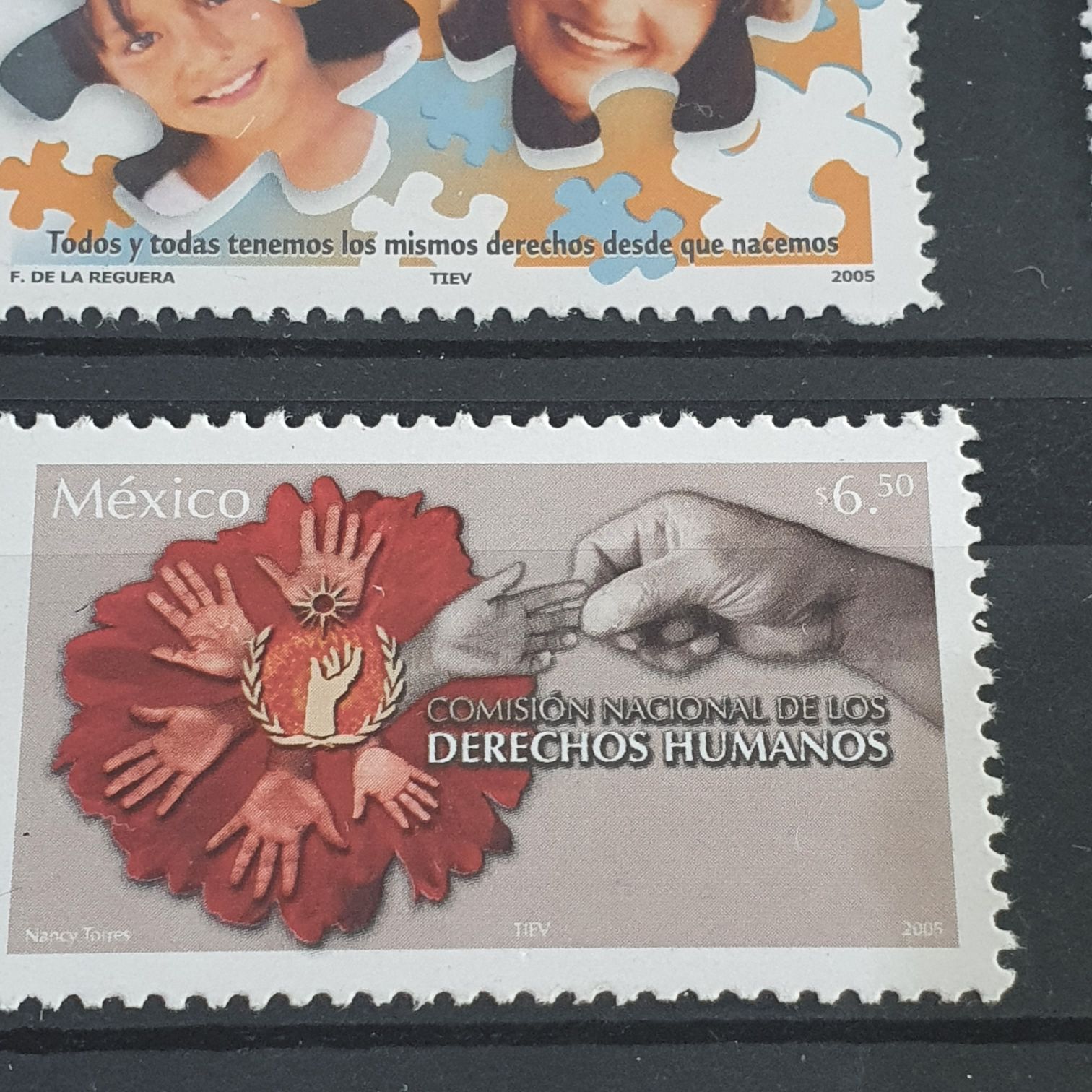 Comisión Nacional De Los Derechos Humanos  stamp collectible - Main Image 2