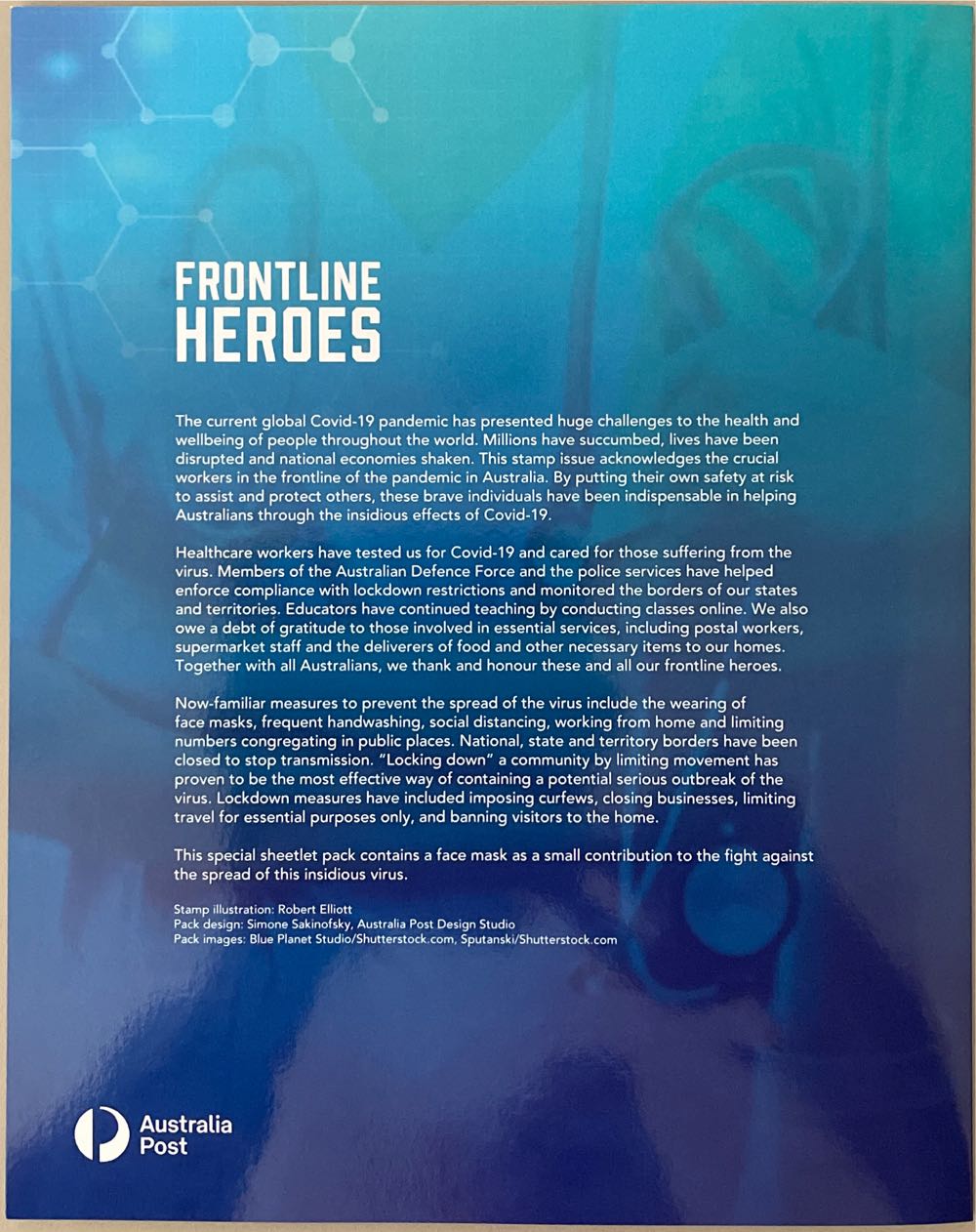 Frontline Heroes  stamp collectible - Main Image 2