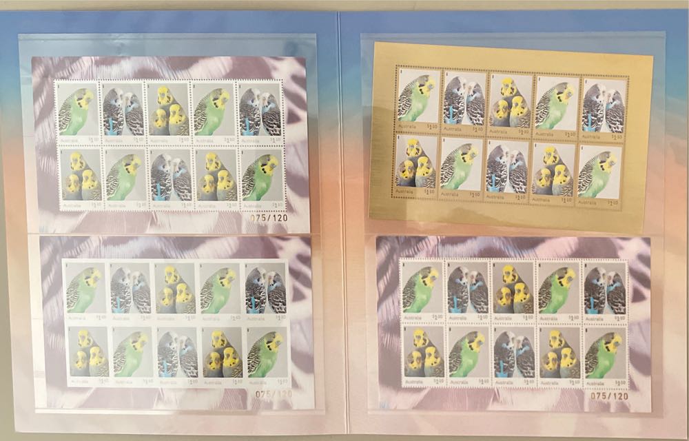 Budgerigars  stamp collectible - Main Image 3