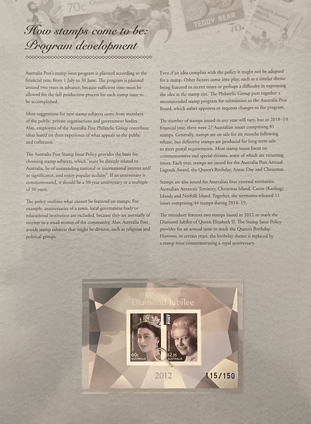 How Stamps Come To Be  stamp collectible - Main Image 3