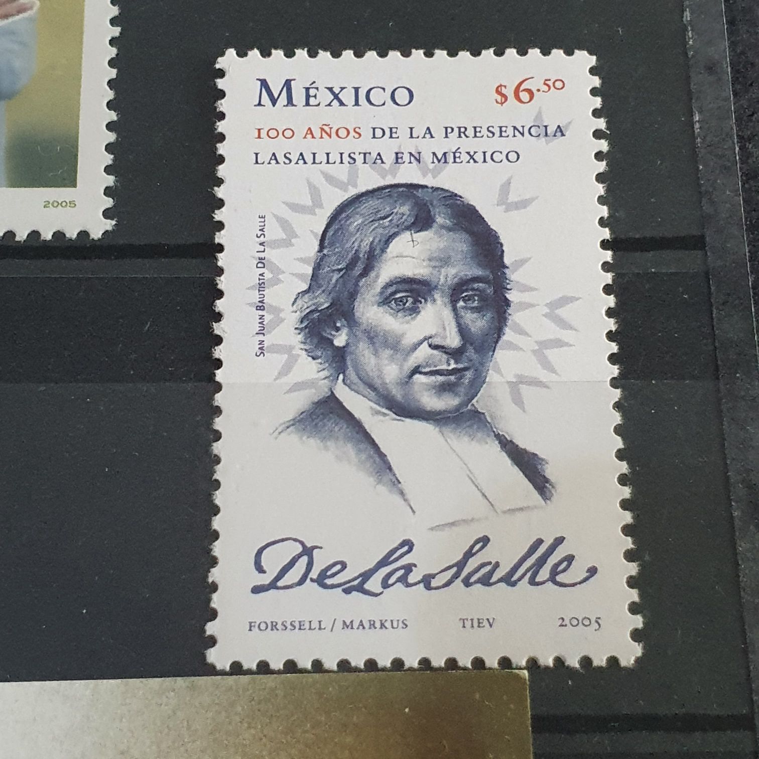 100 Años De La Presencia Lasallista En México  stamp collectible - Main Image 2