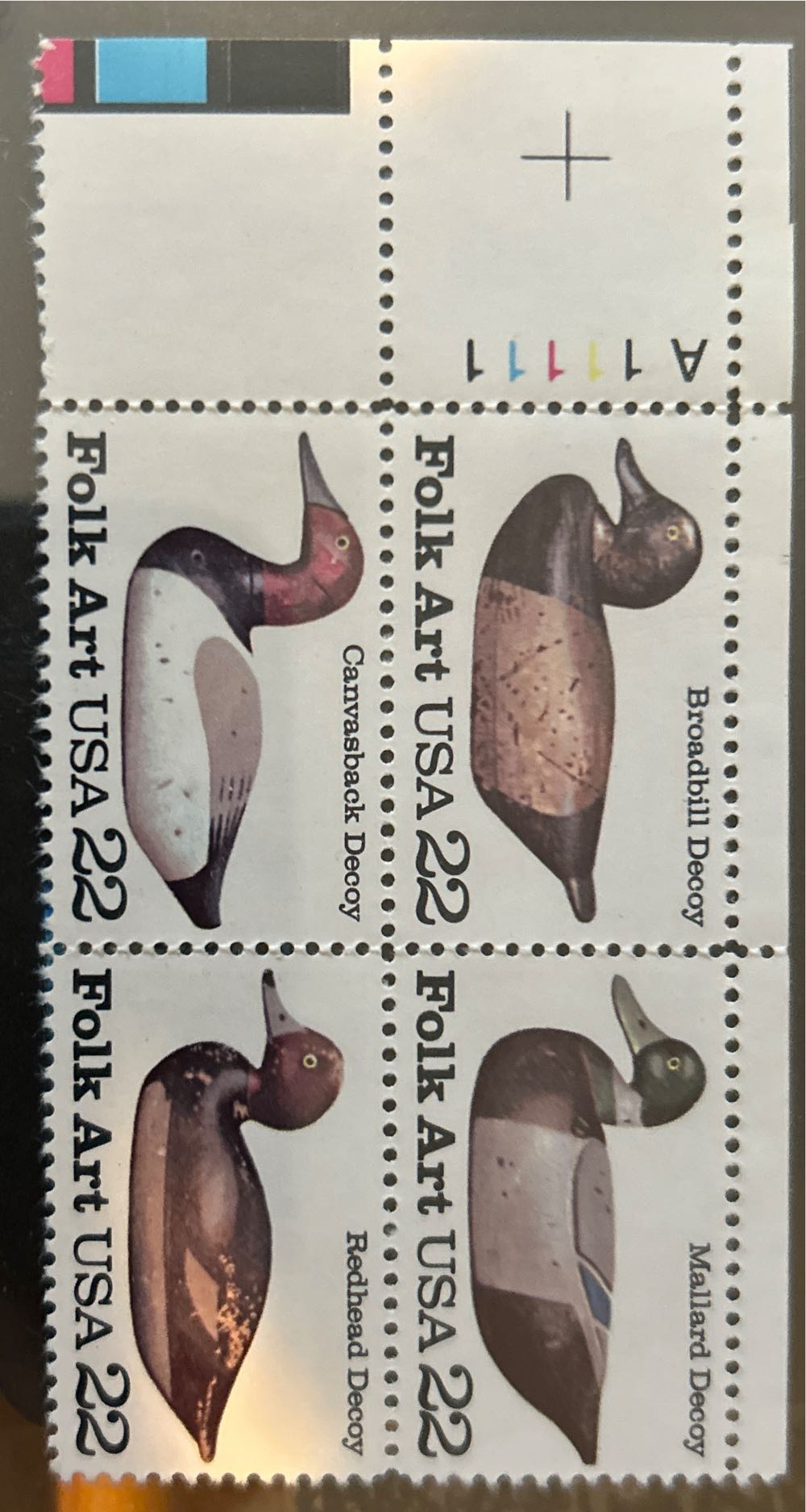 84 Folk Art Duck Decoys  stamp collectible - Main Image 2
