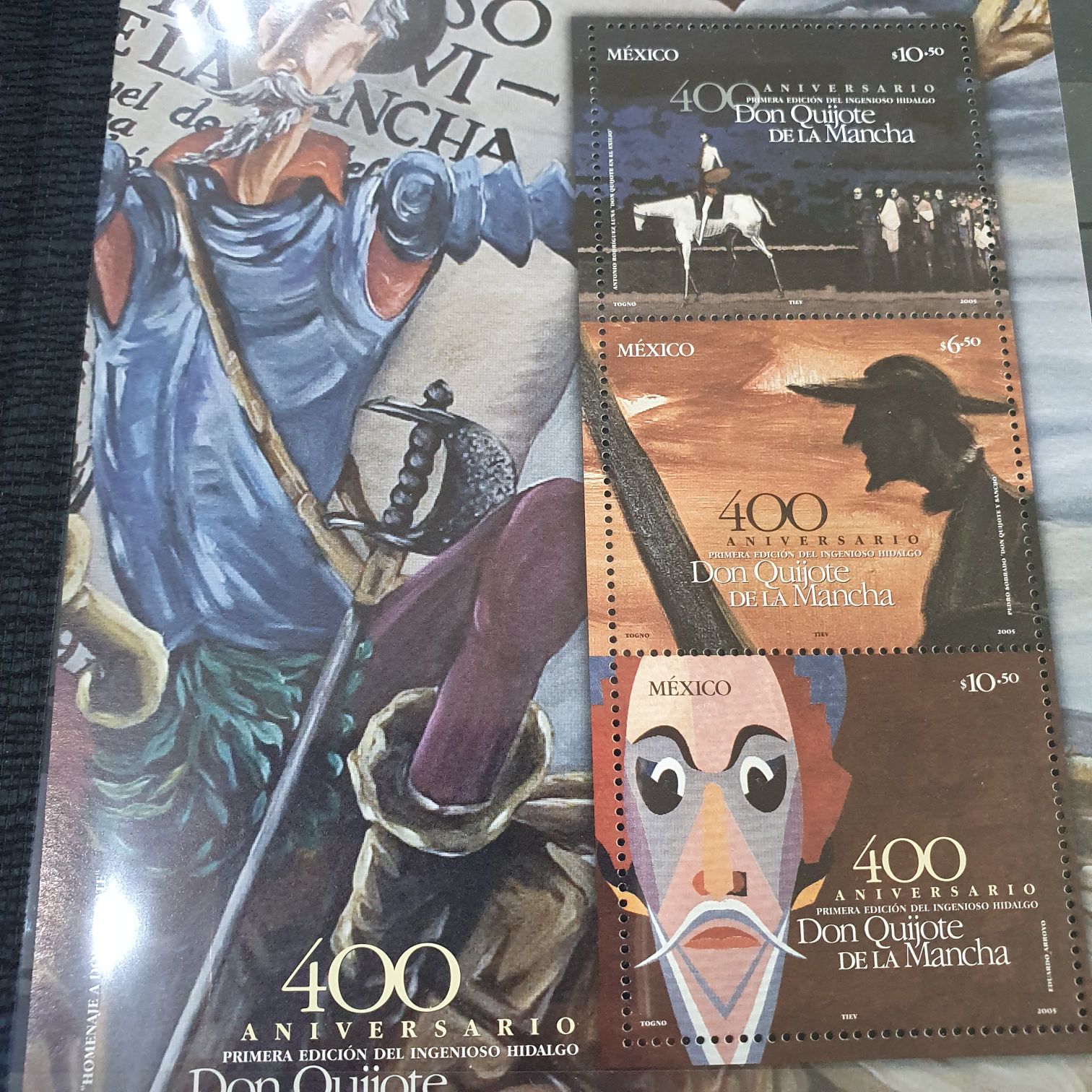 400 Aniversario Don Quijote De La Mancha  stamp collectible - Main Image 2