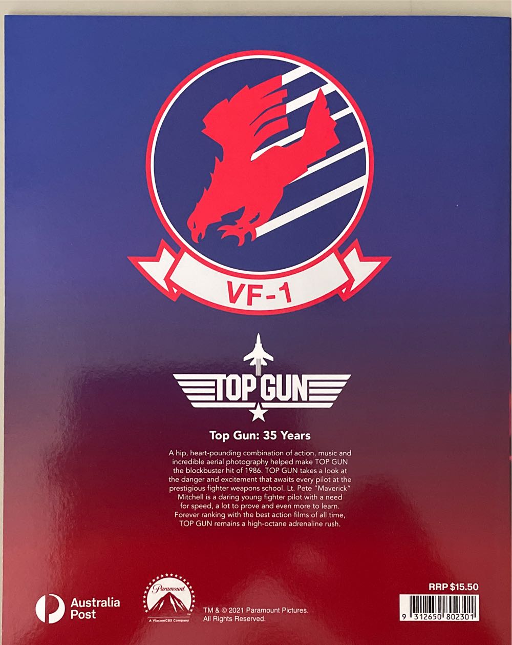 Pack Australia Top Gun Self Adhesive S  stamp collectible [Barcode 9312650802301] - Main Image 2