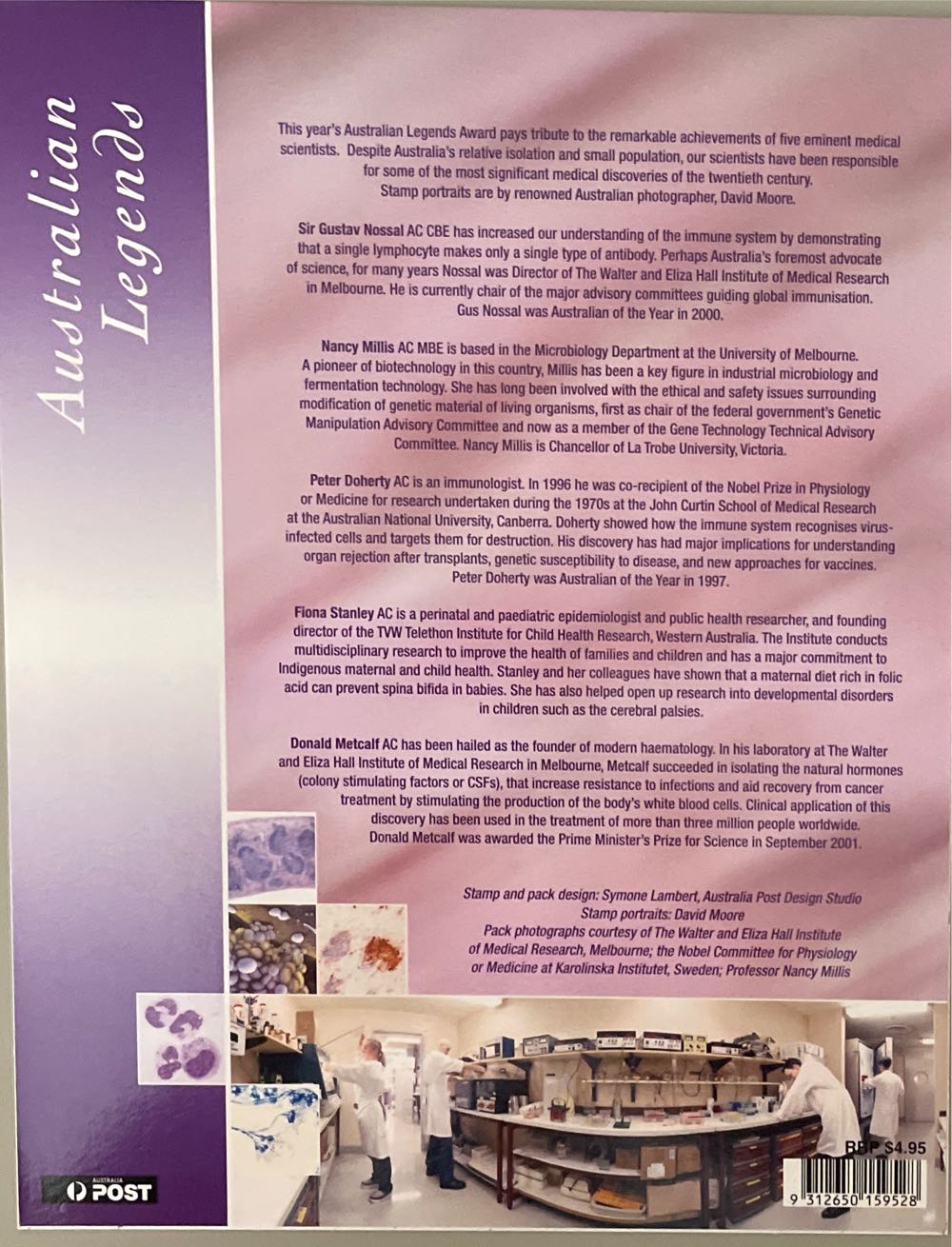 Australian Legends  stamp collectible [Barcode 9312650159528] - Main Image 2