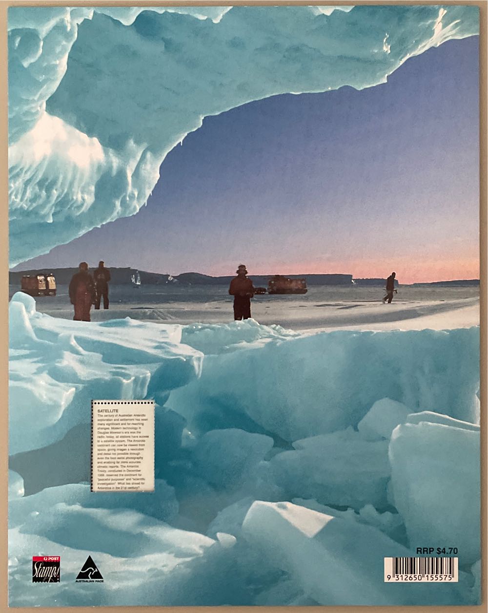 Australians In The Antarctic 1901 - 2001  stamp collectible [Barcode 9312650155575] - Main Image 2