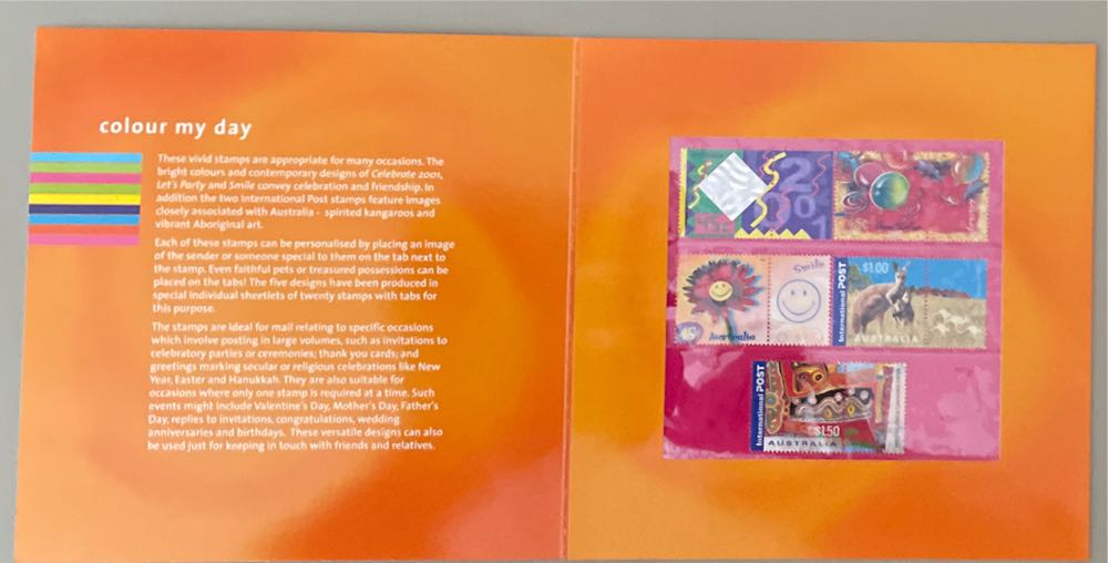 Colour My Day Pack Set With  stamp collectible [Barcode 9312650154745] - Main Image 3