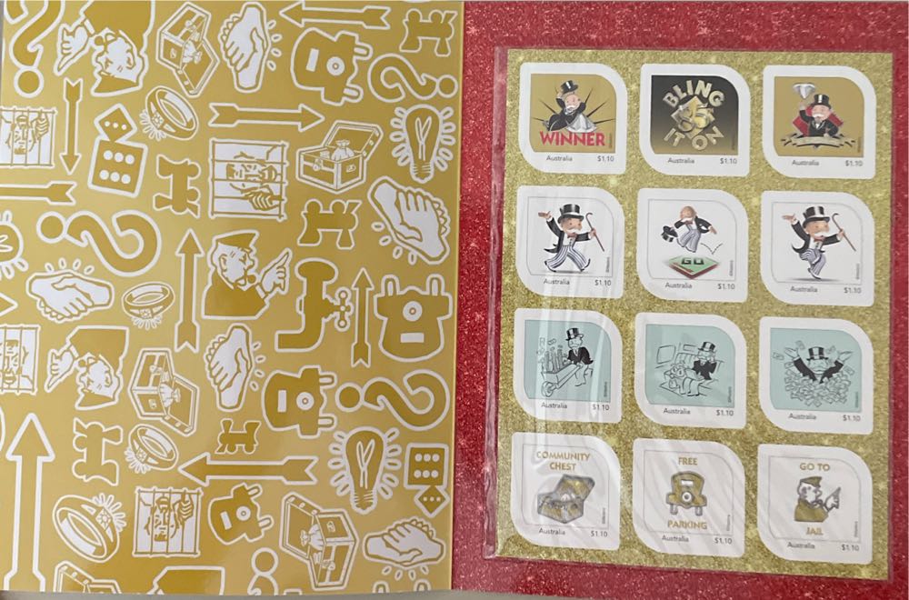 Pack Australia Monopoly 85th Anniversary Self Adhesive S  stamp collectible [Barcode 9312650579067] - Main Image 3